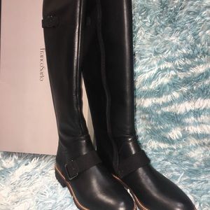 New leather boots sz 10